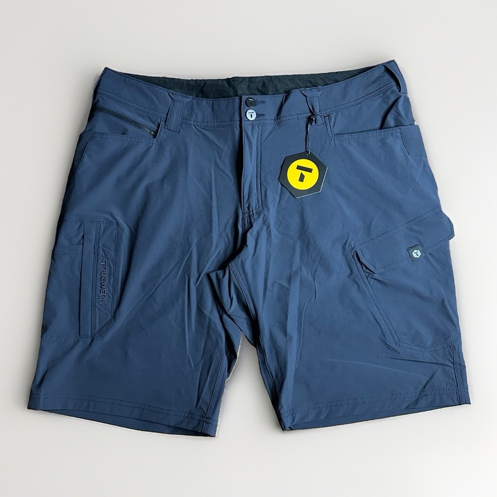NEW Truewerk T1 Werkshort 11" Mens 38 Charcoal Stretch Utility Cargo Work Shorts